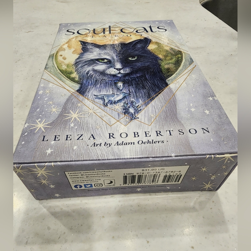 Soul Cats Tarot Card Set With Book Divine Feline New By Leeza Robertson - Picture 4 of 14